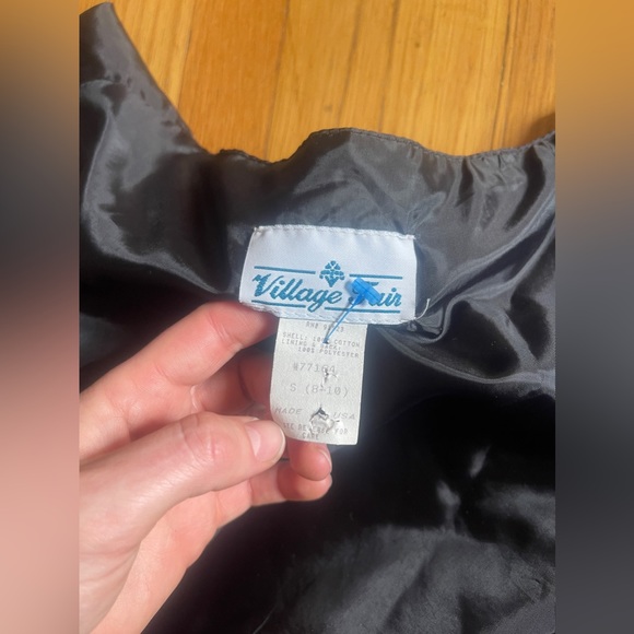 80s-90s Vintage Village Flair Big Cat Vest - Picture 5 of 7